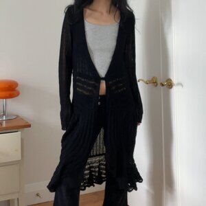 BCBG Knit Gothic Long Cardigan